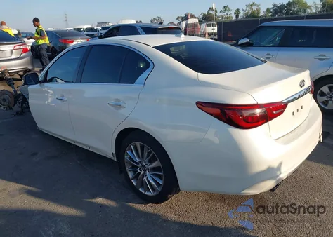 2019 Infiniti Q50 3.0T Luxe из США, поврежденный, VIN JN1EV7AP3KM540517